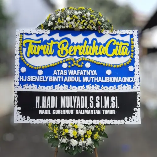 Karangan Bunga Duka Cita Taraju